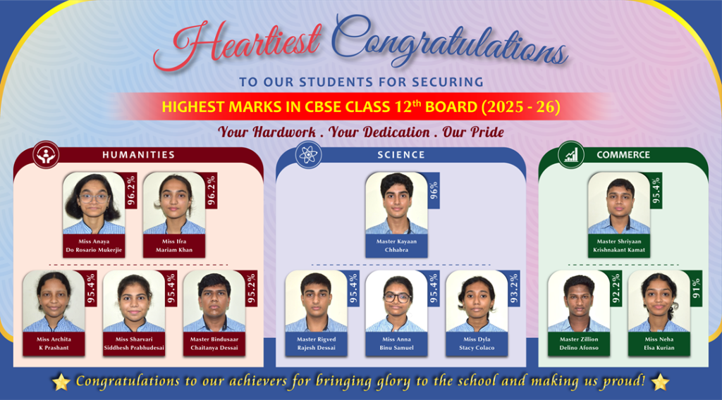 Sharada Mandir Miramar 12th Result